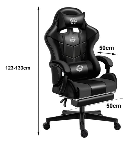 Sillas Gamer Con Posapie - Imagen 2